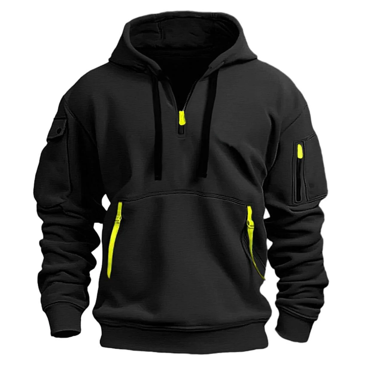Streetwear Brand Aesthetic - Erkek Kapüşonlular Estetik Moda Çok cep
