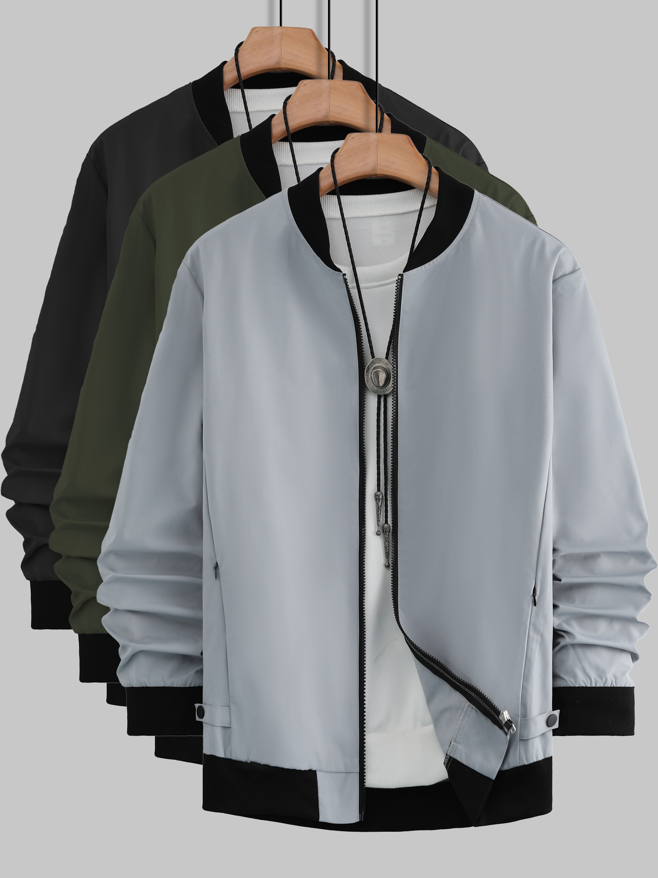 Erkek fermuarlı beyzbol ceketi - Streetwear Zipper incelemesi ve fiyatı